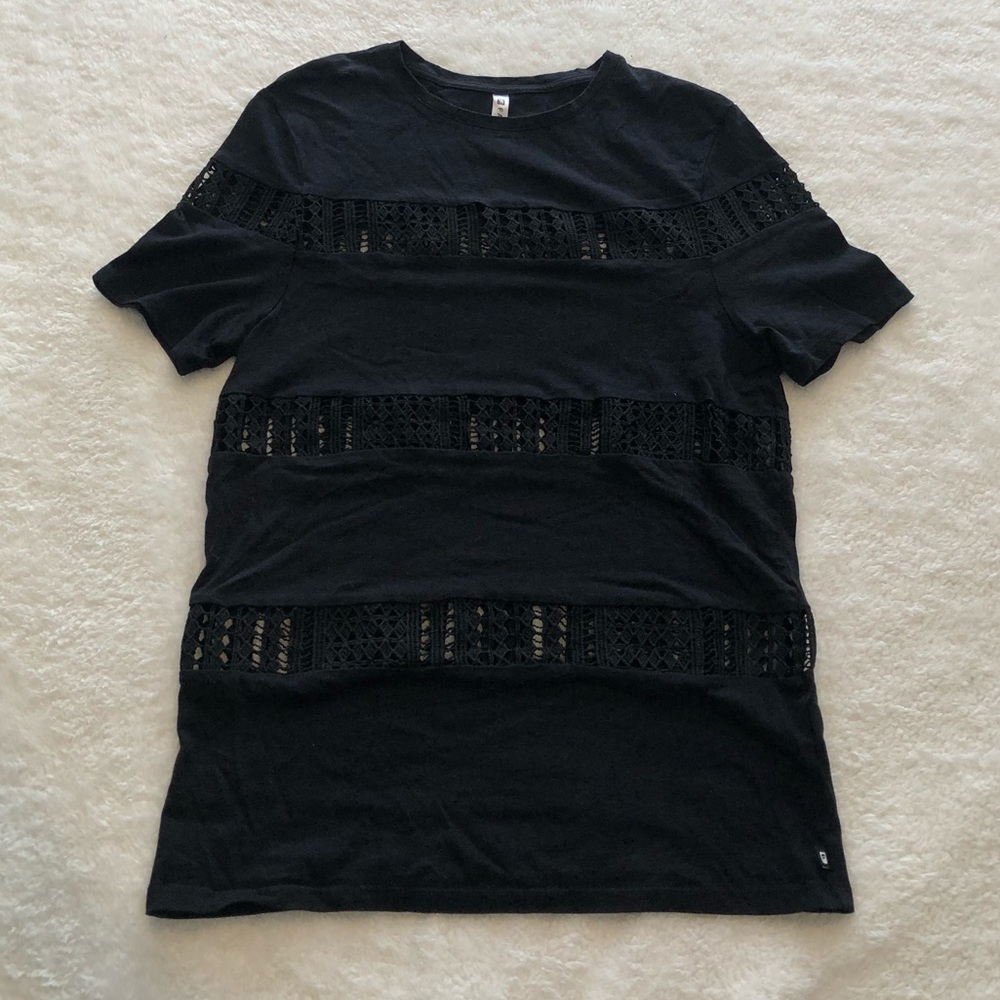 SOLD - NWOT Fabletics Mesh Detailed T Shirt Size XS